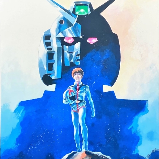 安彦良和の絵画作品　タイトルは、機動戦士ガンダム